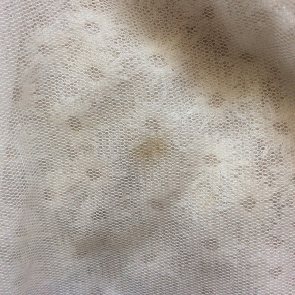 Zara Soft Collection Cream Flower Tulle Skirt - Picture 7 of 8